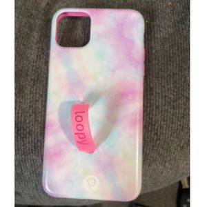 Pink 12 pro max loopy case. Brand new with bag!